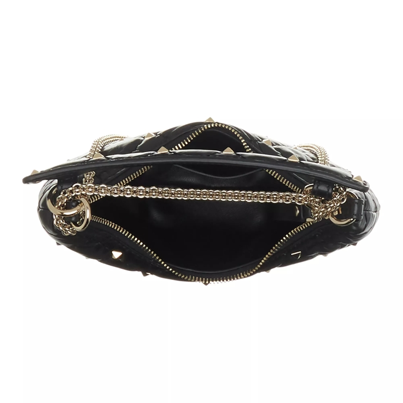 Valentino Garavani Hobo Bag Mini Hobo Rockstud Spike 0NO nero(Image 6)