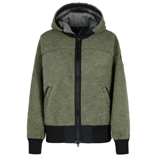 Canada Goose Übergangsjacke Simcoe Green Wool Blend Fleece Green