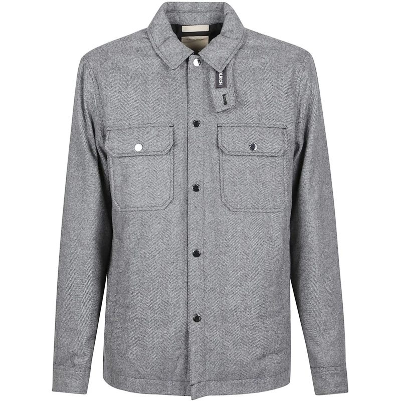 Woolrich Doudoune Alaskan Shirt Jacket Grey grau