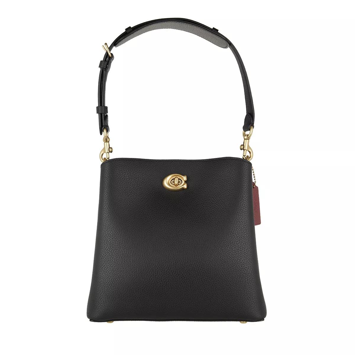 Coach Mini Pochette schwarz Gold