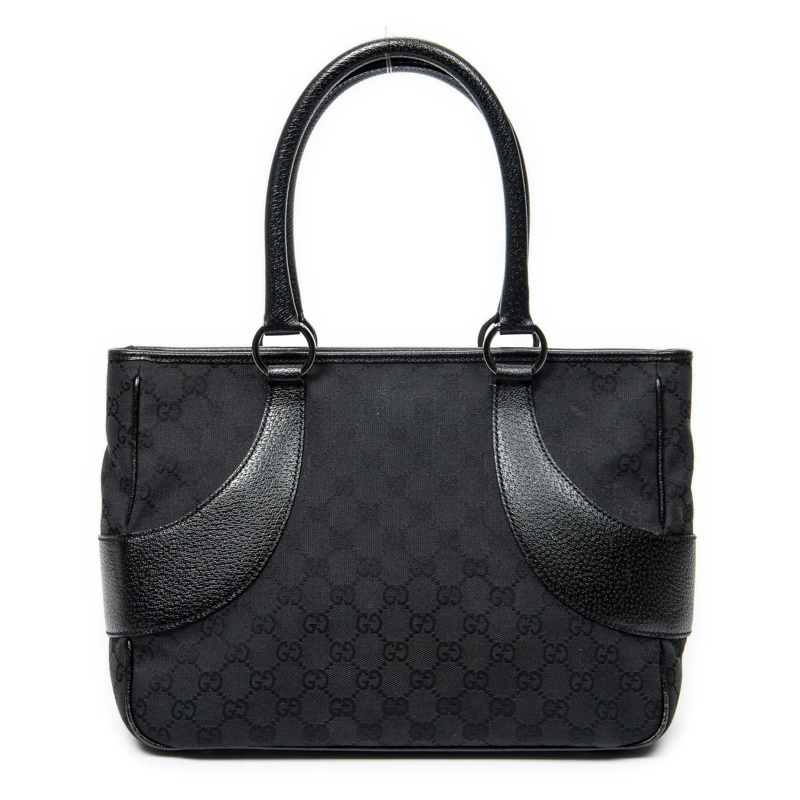Gucci Crossbody Bag Jacquard Tote schwarz