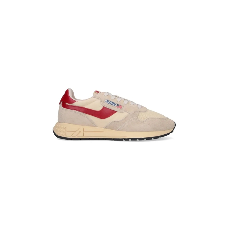 Autry International Sneaker basse Beige Low-Top Sneakers With Minimalist Design Neutrals