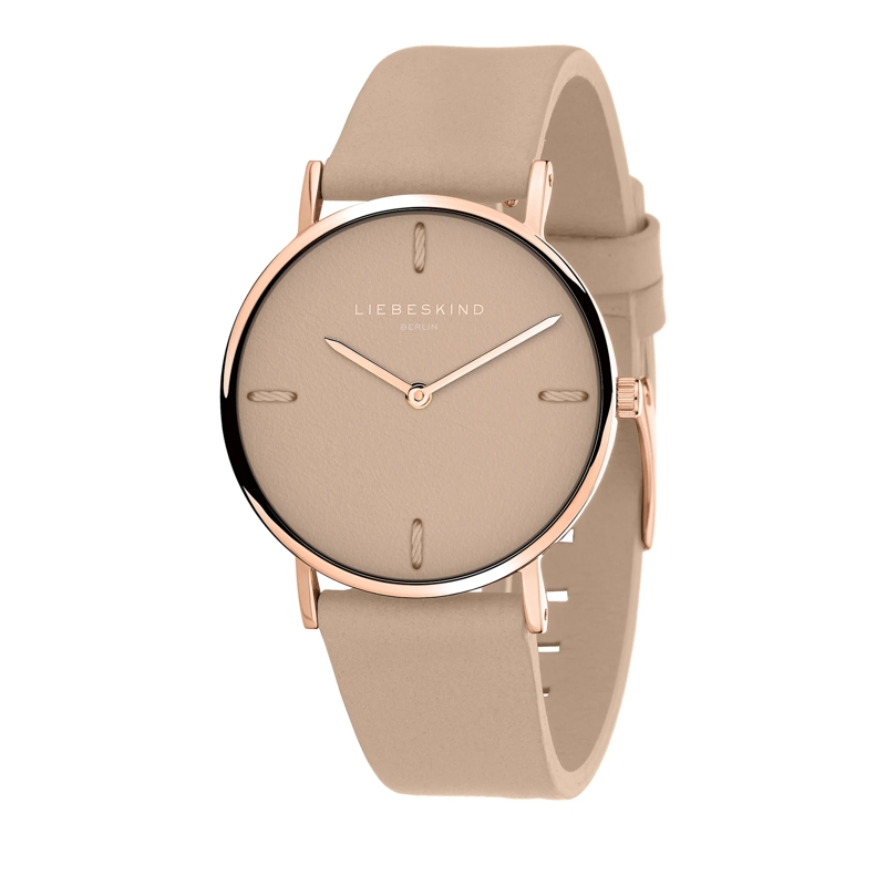 Liebeskind Berlin Quarzuhr Echtleder The Leather One beige(Image 5)