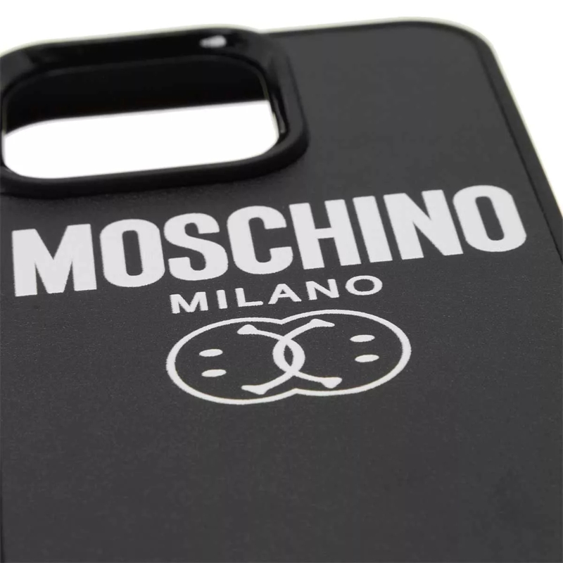 Moschino Handyhülle Phone Case  Fantasy Print Black (Image 4)