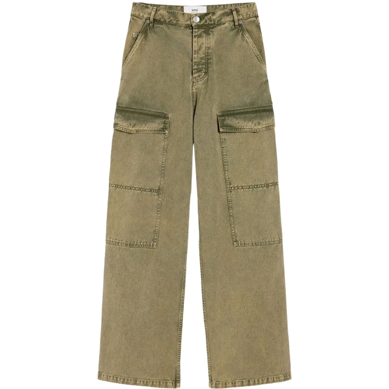 AMI Paris Shorts Shorts Laurel grün