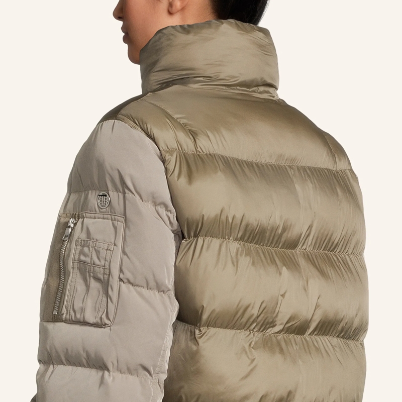 Blonde No8 Übergangsjacke Steppjacke FLAINE im Materialmix hell-grün(Image 4)