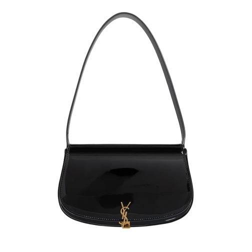 Saint Laurent Schoudertas Ysl Hobo Demi Lune Nero