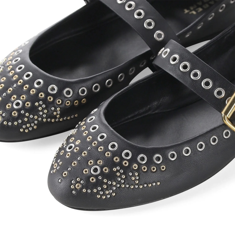 Isabel Marant Schnürschuhe Ballerinas Ylza schwarz(Image 4)