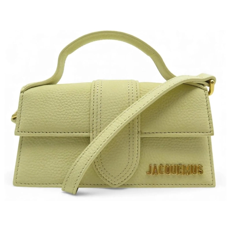 Jacquemus Crossbody Bag NEUE HANDTASCHE LE BAMBINO 213BA006 STRUKTURIERTE  gelb