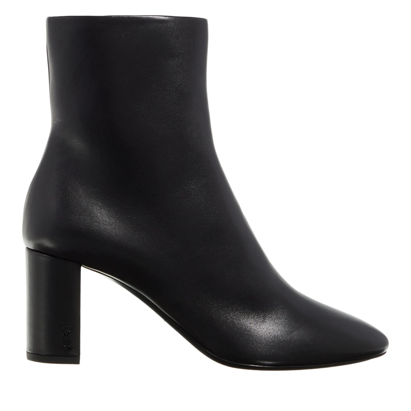 Saint Laurent Stiefeletten Lou Ankle Boots With Pointed Toe Black