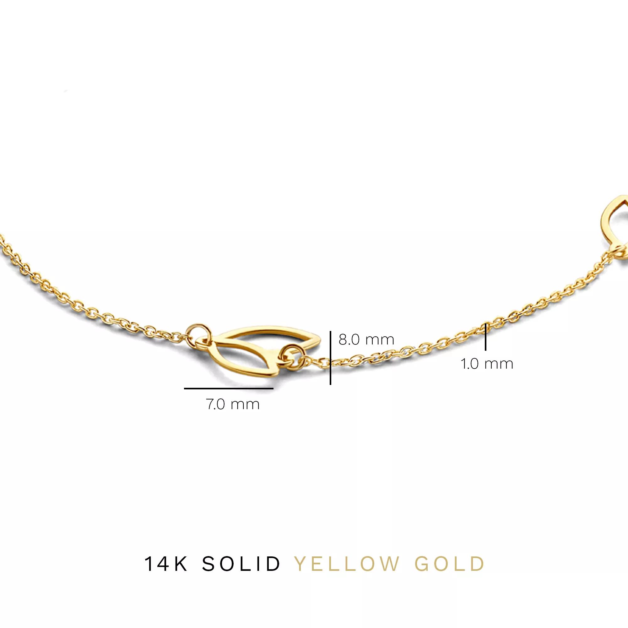 Thumbnail - Isabel Bernard Armband - Belleville Noémi 585 Gold Armband - Gr. ONE SIZE - in Gold - für Damen