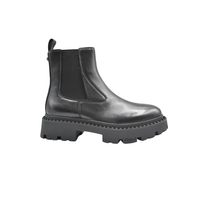 Ash Bottes Sole Chelsea Boots With Design And Fit Black