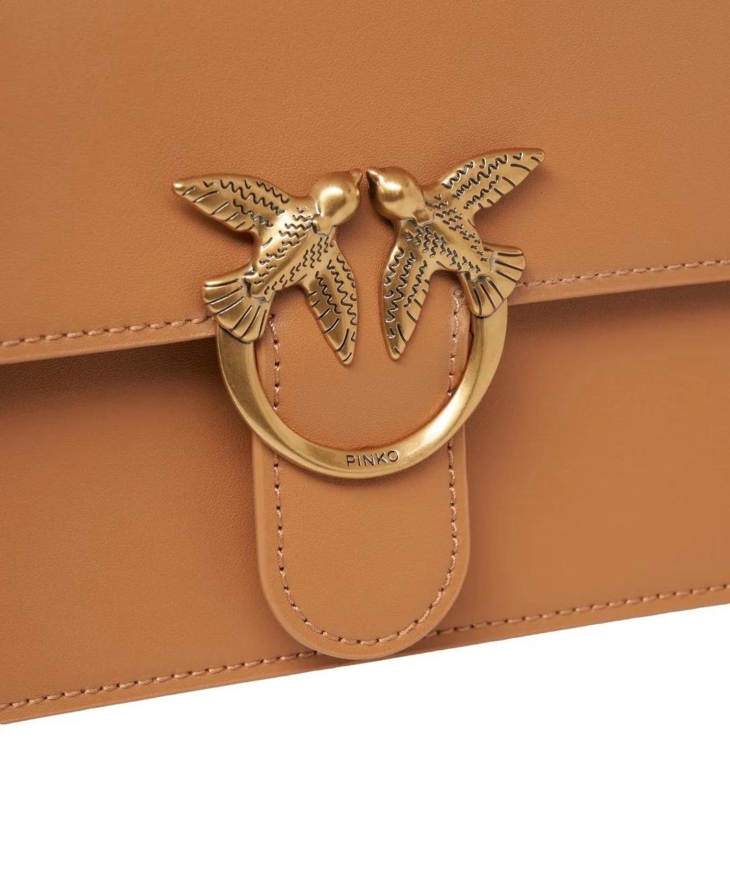 pinko Hobo bags 'Love One Top Handle Mini' Handbag in bruin