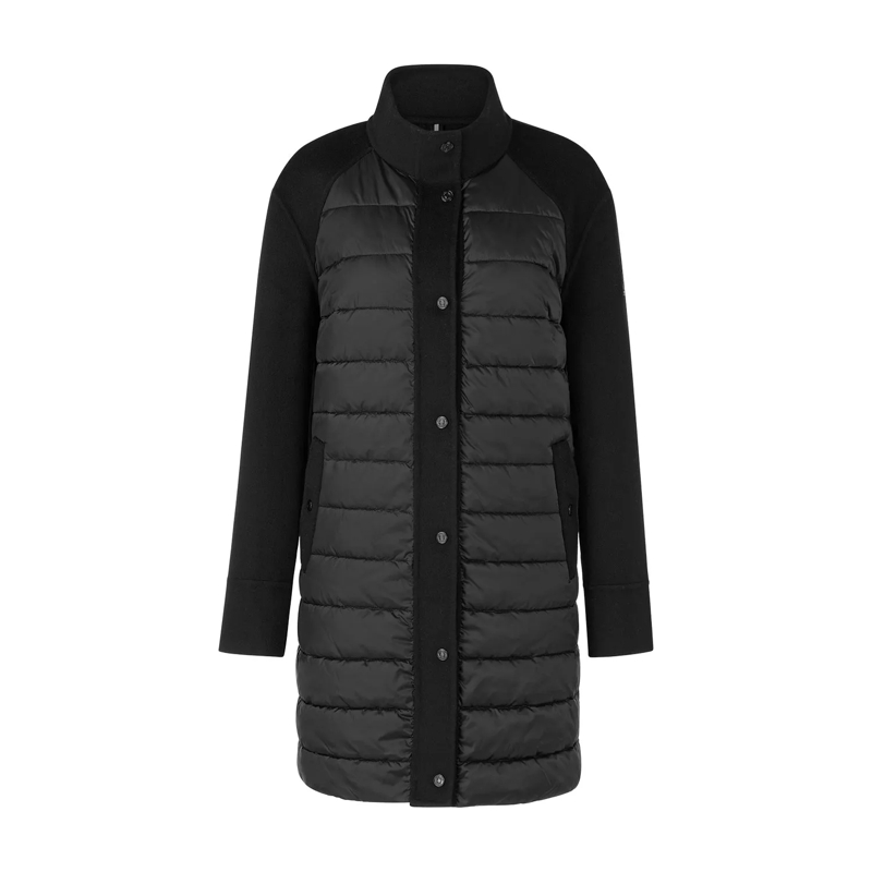 Marc Cain Wollen jas Mantel black