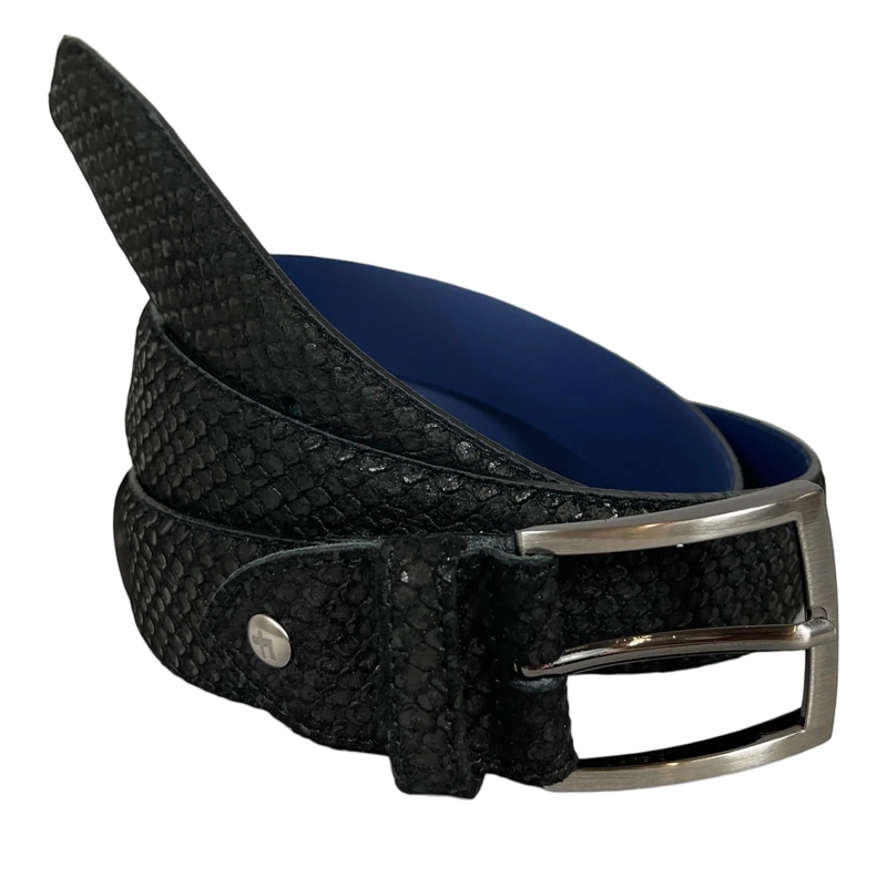 Van Bommel Ceinture Wildleder Gürtel Schwarz