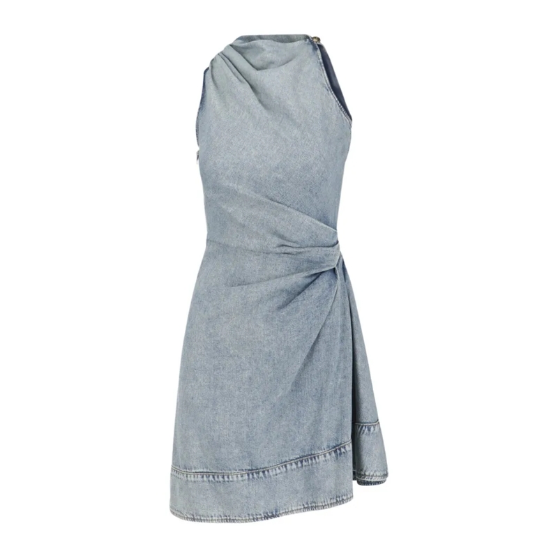 Alexander McQueen Minikleid Midi Dress – Light Blue Blue