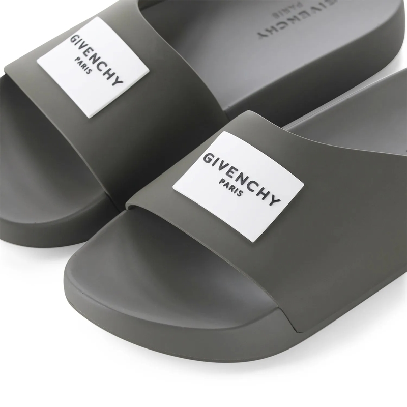Givenchy Chaussures à lacets Sandalen mit Logo grün(Image 3)