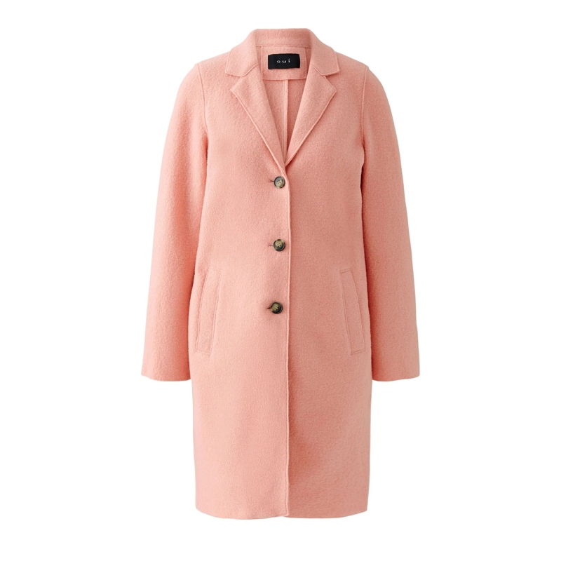 Oui Wollmantel Mantel MAYSON koralle