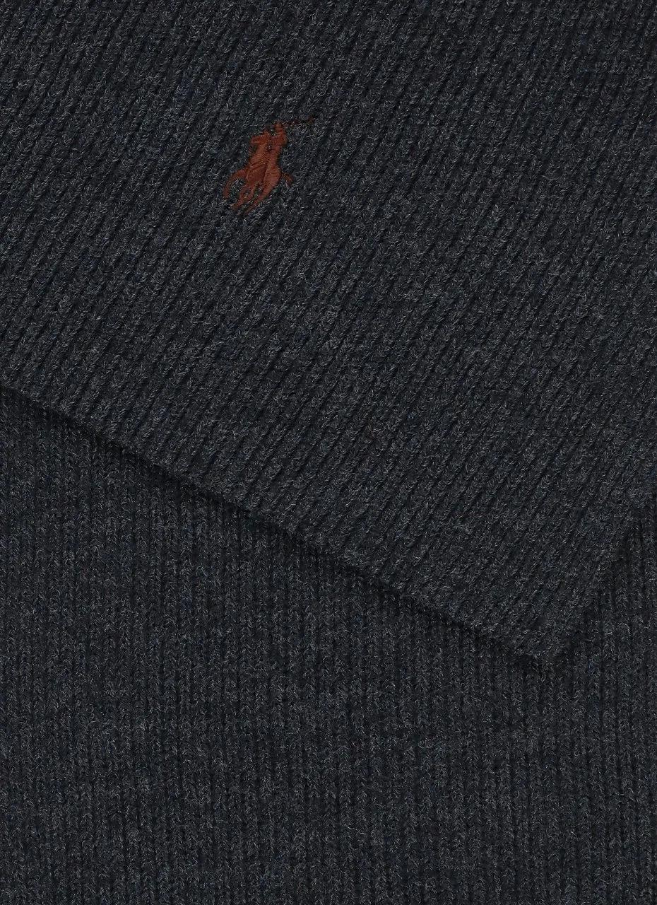 Thumbnail - Polo Ralph Lauren Tücher & Schals - Textured Knit Black Merino Wool Scarf - Gr. unisize - in Bunt - für Damen