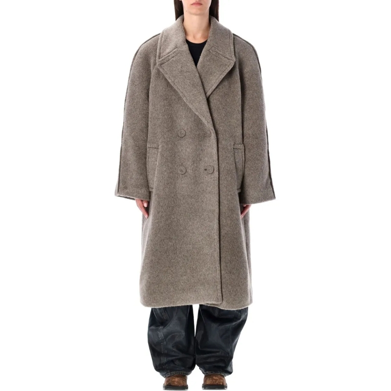 Acne Studios Manteaux de tanche Otaga Coat Brown