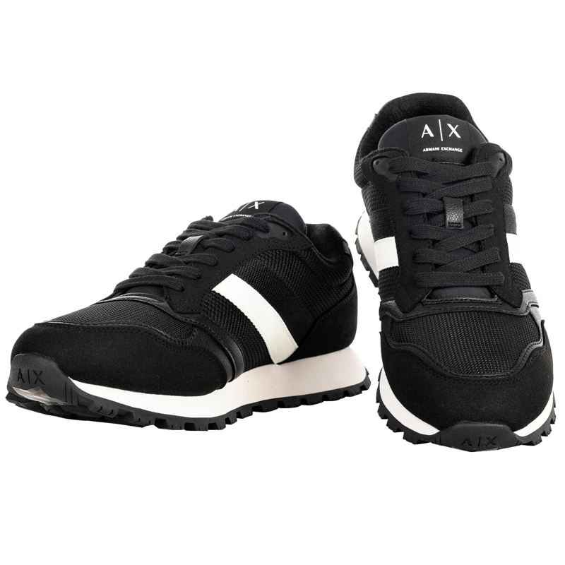 Armani Exchange Low-Top-Sneaker SNEAKER DROP MICROSUEDE 1er Pack schwarz(Image 3)