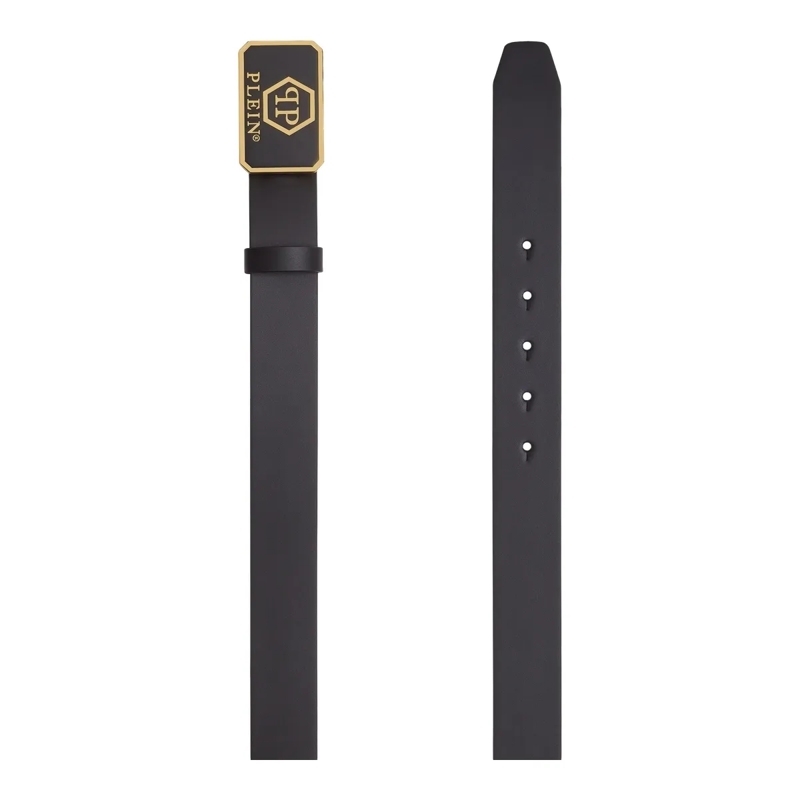 Philipp Plein Gürtel Gürtel Hexagon schwarz(Image 2)