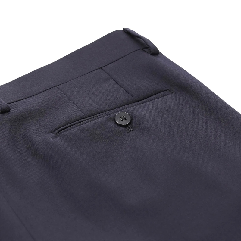 Emanuela Caruso Anzugkombination Zweiteiliger Anzug Norma aus Wolle blau(Image 6)