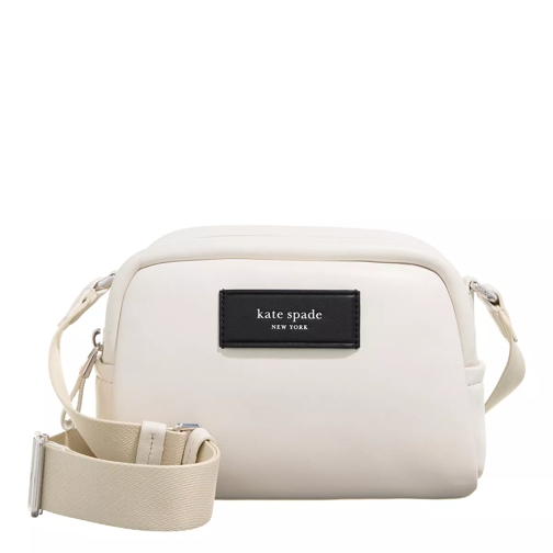 Kate Spade New York Puffed Smooth Leather Small Crossbody parchment Crossbodytas