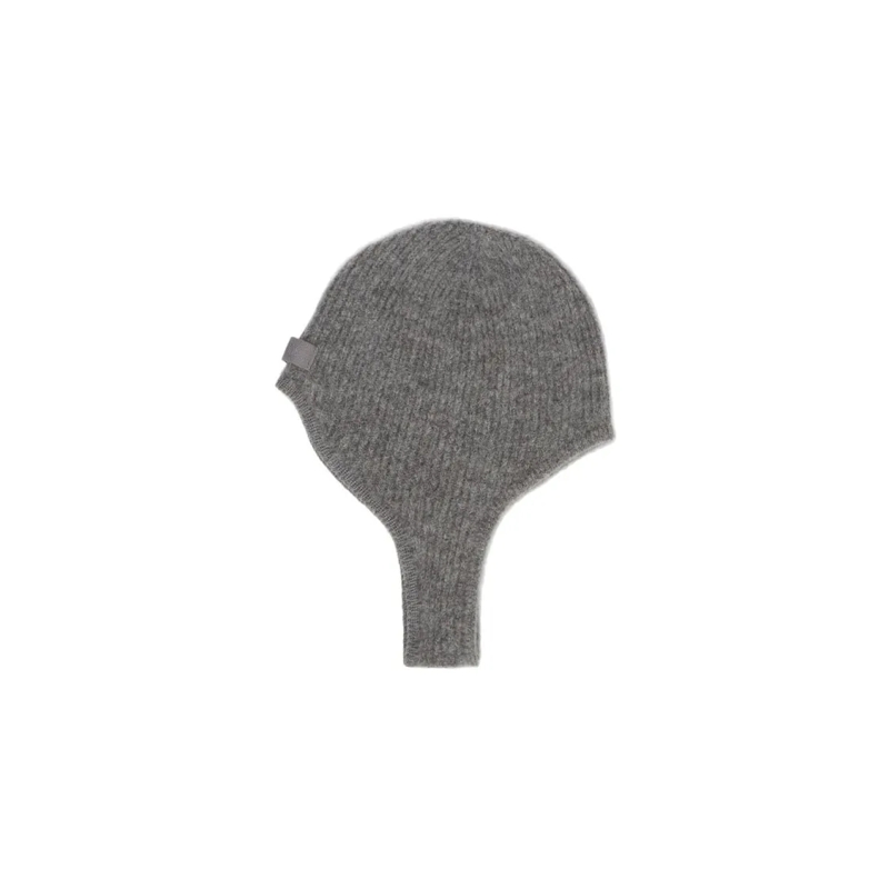 Jacquemus Hut Grosgrain Wool Hood Grey