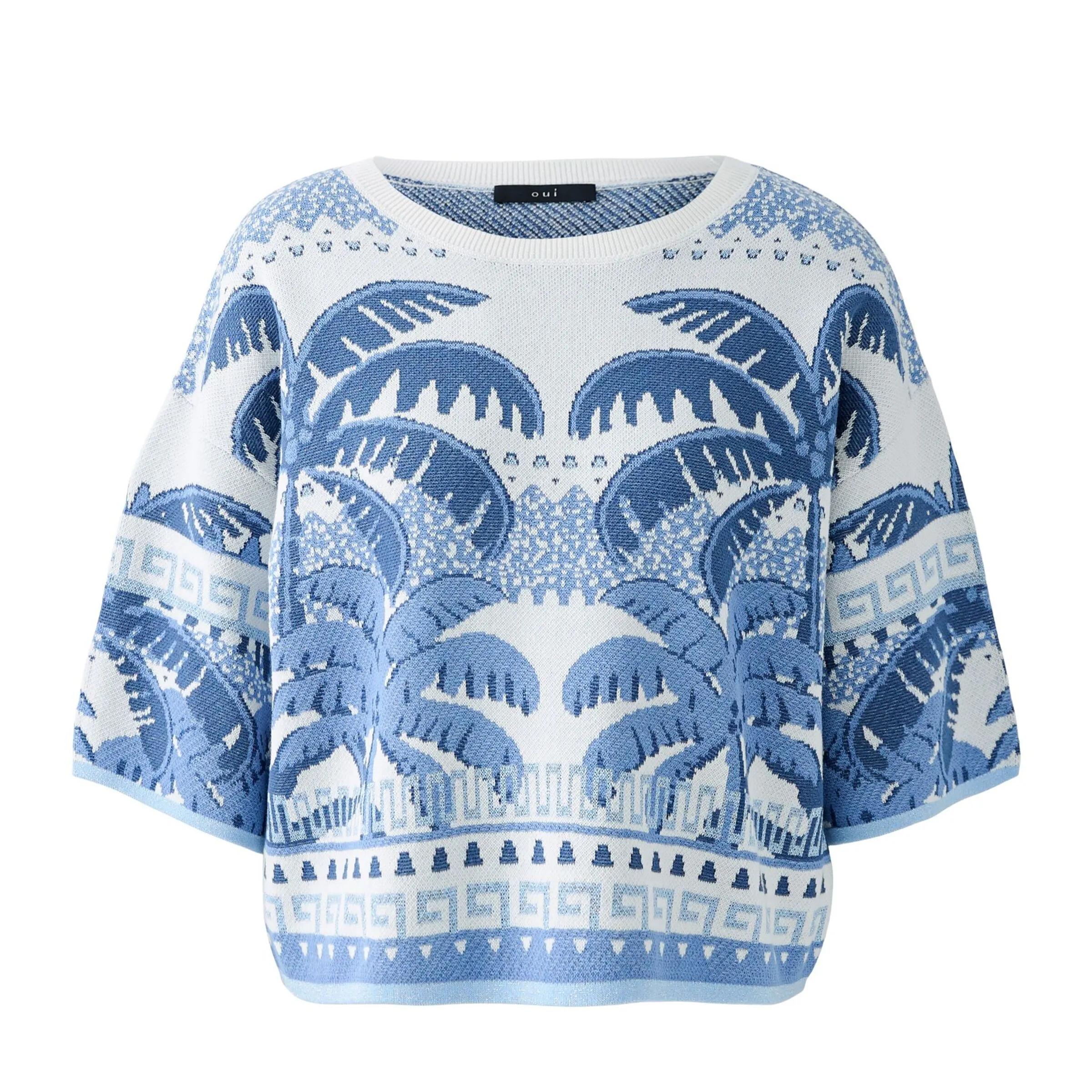 Thumbnail - Oui - Pullover - Größe 44 DAMEN B - blau