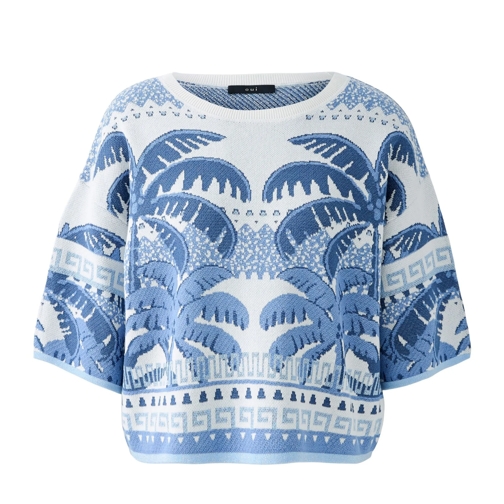 Oui Pullover Pullover blau