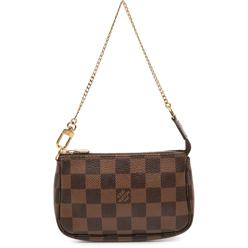 Louis Vuitton Tote Damier Ebene Mini Pochette Accessoires braun