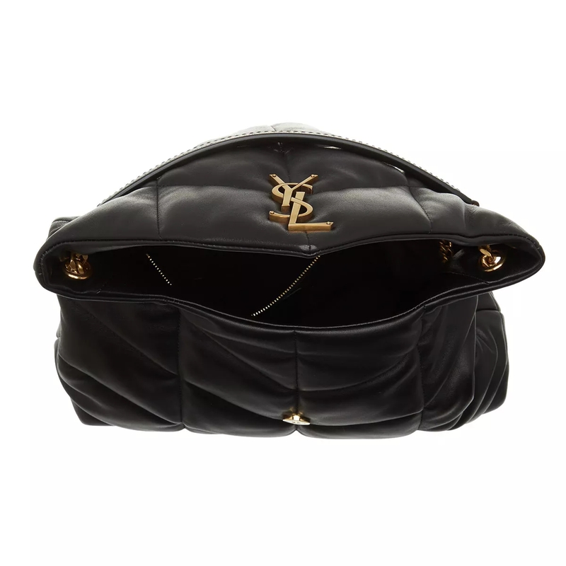 Saint Laurent Crossbody Bag YSL Loulou Puffer M 1000 nero(Image 6)