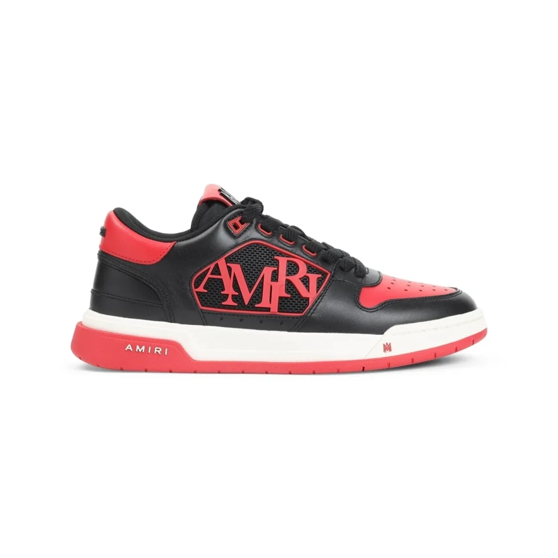 Amiri Sneaker basse Red And Black Leather Sneakers Black