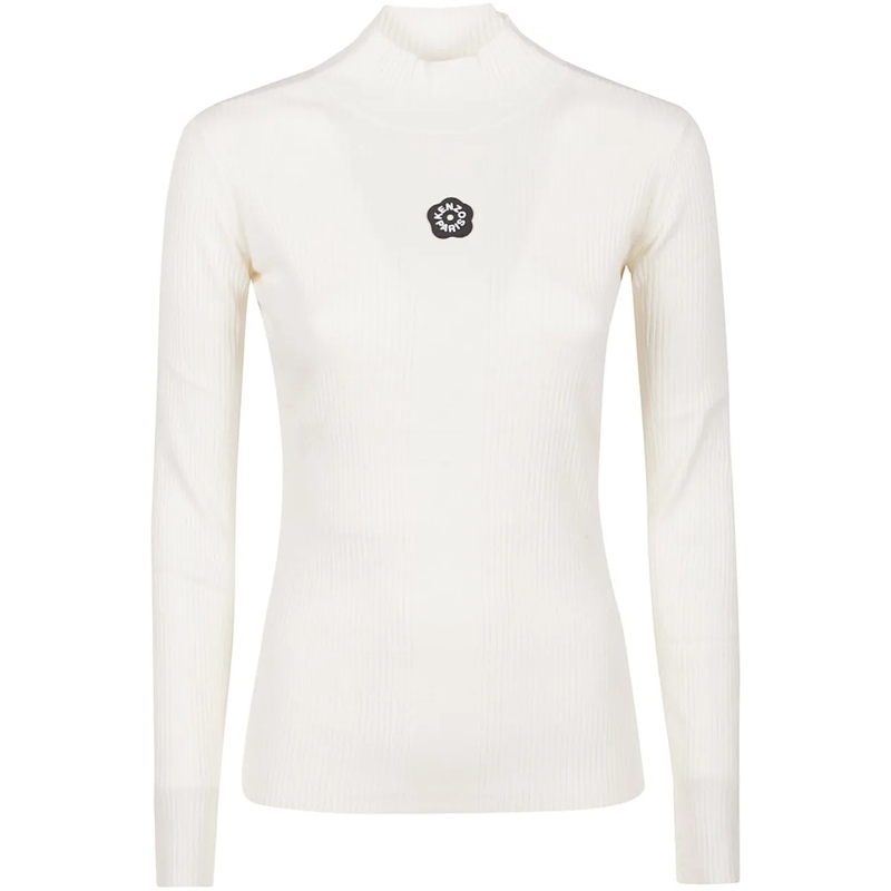 Kenzo Bluse Boke Flower 2.0 Long Sleeve Top White weiß