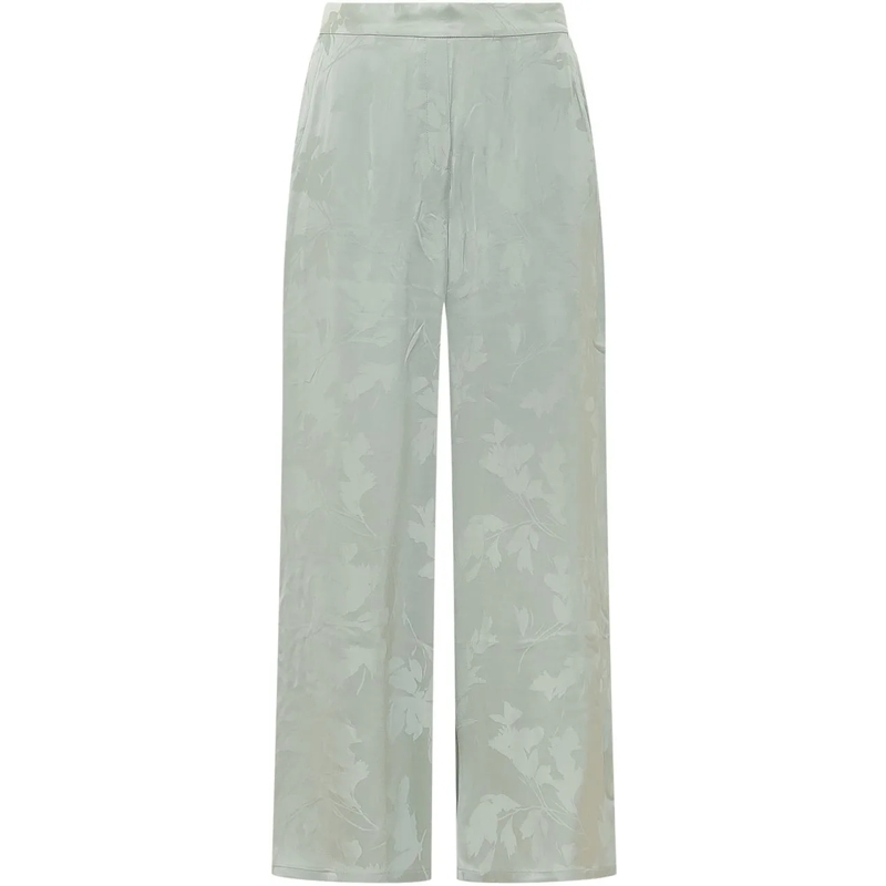 Calvin Klein Hose Pantalone con Vita Elasticizzata e Motivo grün
