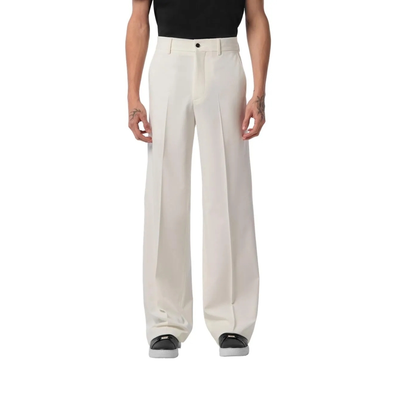 Philipp Plein Hose Hose Mit Weitem Bein weiss(Image 2)