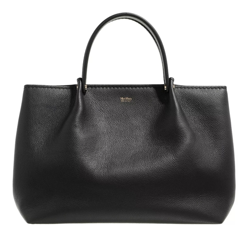 Max Mara Tote Handbag Black Rymlig shoppingväska