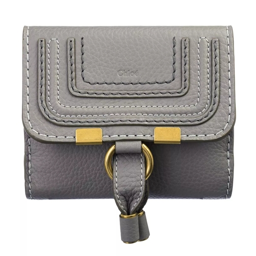 Chloé Marcie Wallet Cashmere Grey Bi-Fold Portemonnaie