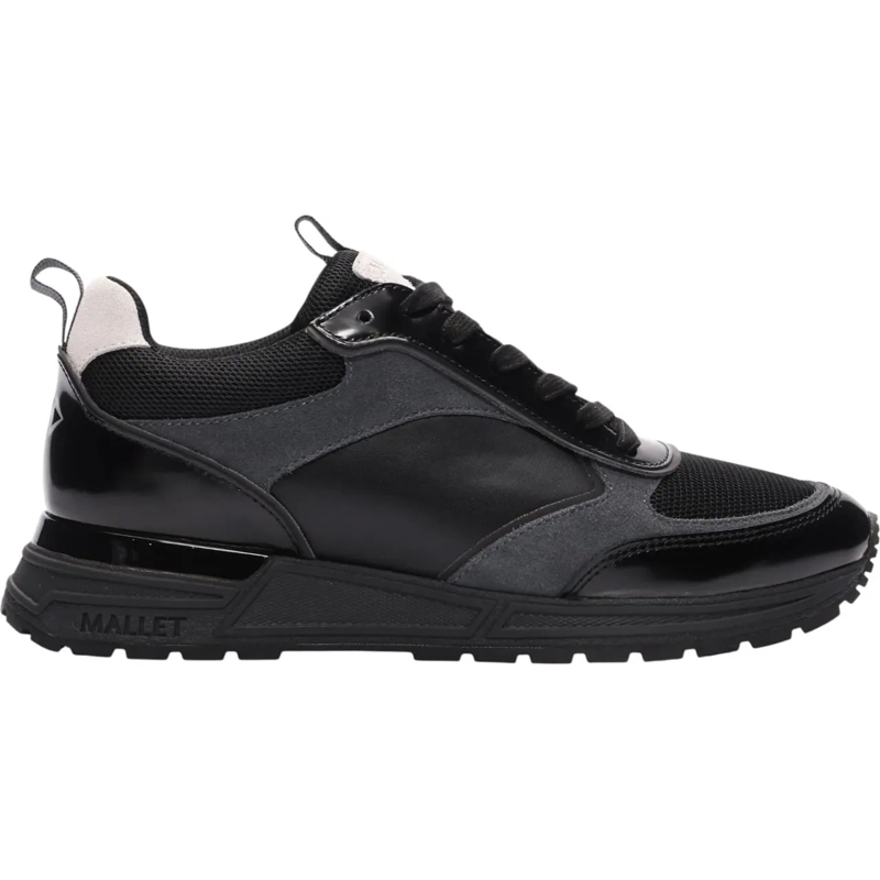 MALLET Low-Top-Sneaker Heren Sneaker schwarz