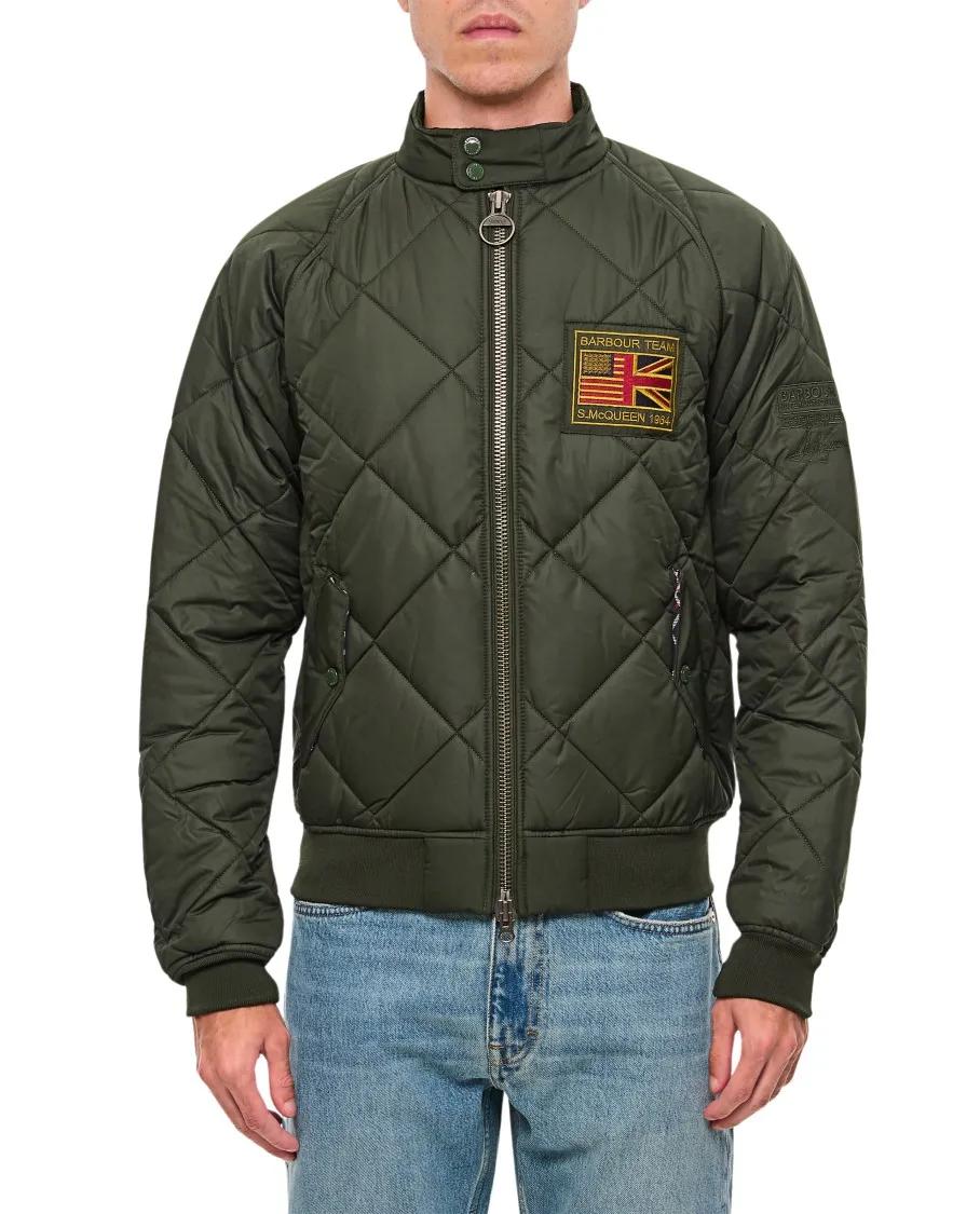 Barbour - Quilted Merchant Quilt Outerwear - Größe L - grün