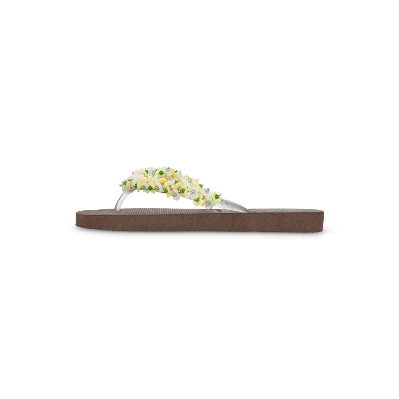 UZURII Flip Flops flip flop Tulum Bloom Yellow mocca(Image 7)