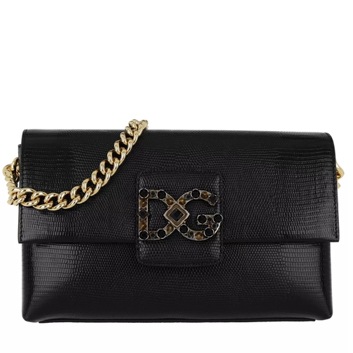 Dolce&Gabbana DG Millennials Medium Crossbody Bag Black Crossbody Bag