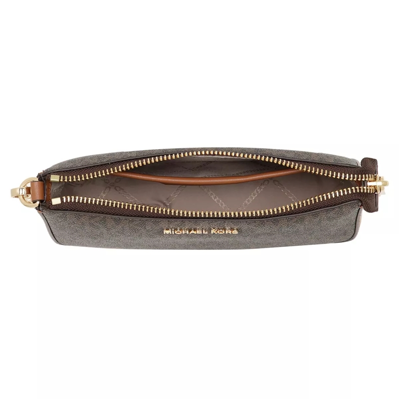 MICHAEL Michael Kors Pochette Md Chain Pouchette Brown(Image 5)