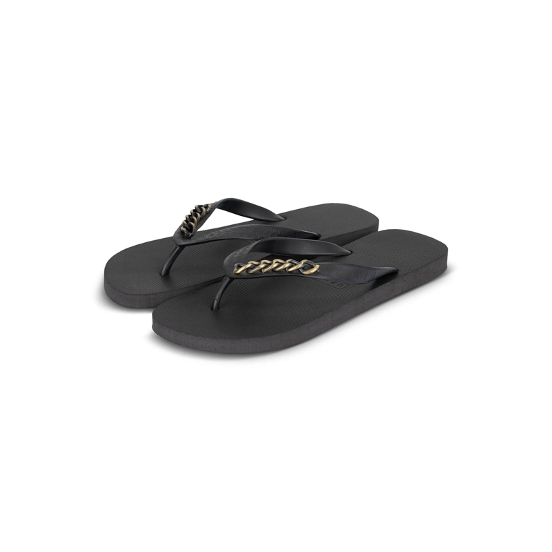 UZURII Flip Flops Zehentrenner Gold Small schwarz(Image 3)