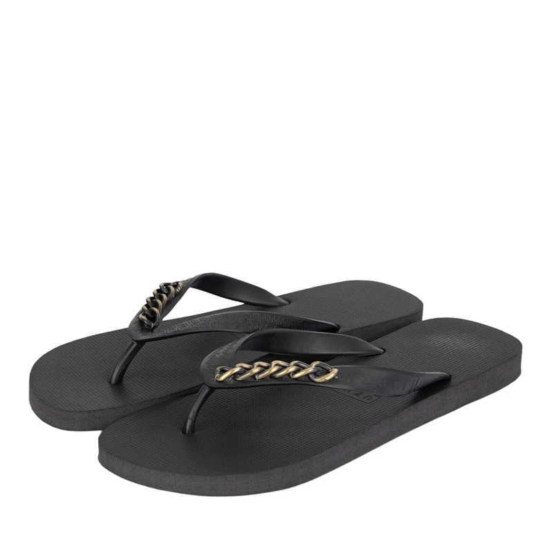 UZURII Flip Flops Zehentrenner Gold Small schwarz(Image 2)