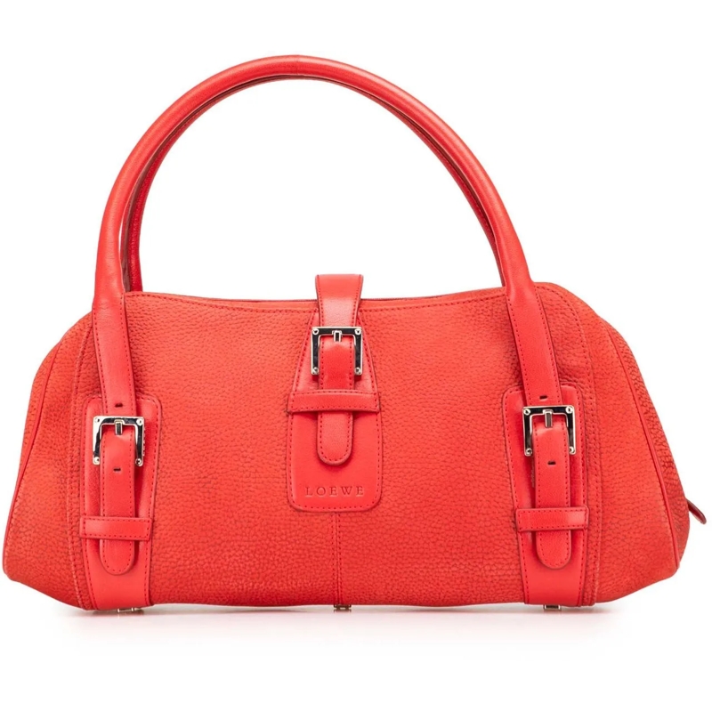 Loewe Fourre-tout Nubuck Senda Handbag rot