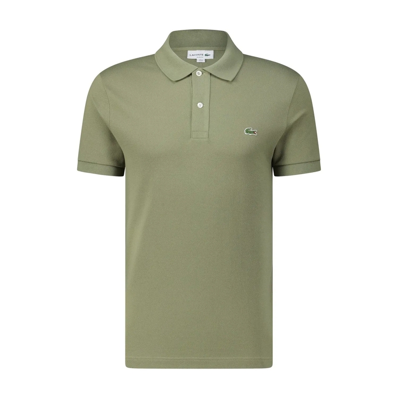 Lacoste Poloshirt Slim-Fit Polo-Shirt aus Baumwolle Dunkelrot(Image 6)