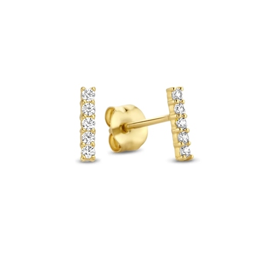 Isabel Bernard Earcuffs Rivoli Esmã©E 14 Karat Ear Studs With Zirconia Gold (Image 2)