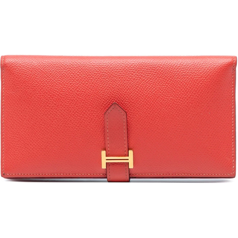 Hermès Geldbörse Epsom Bearn Wallet rot